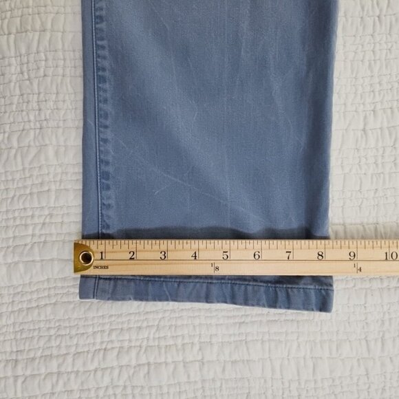 Saks Fifth Avenue Jeans Men's 40x30 Sky Blue Straight Leg Stretch Denim EUC - Picture 7 of 16